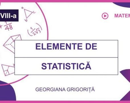 Elemente de statistica: indicatorii tendintei centrale (frecventa, medie, mediana, mod si aptitudine a unui set de date)